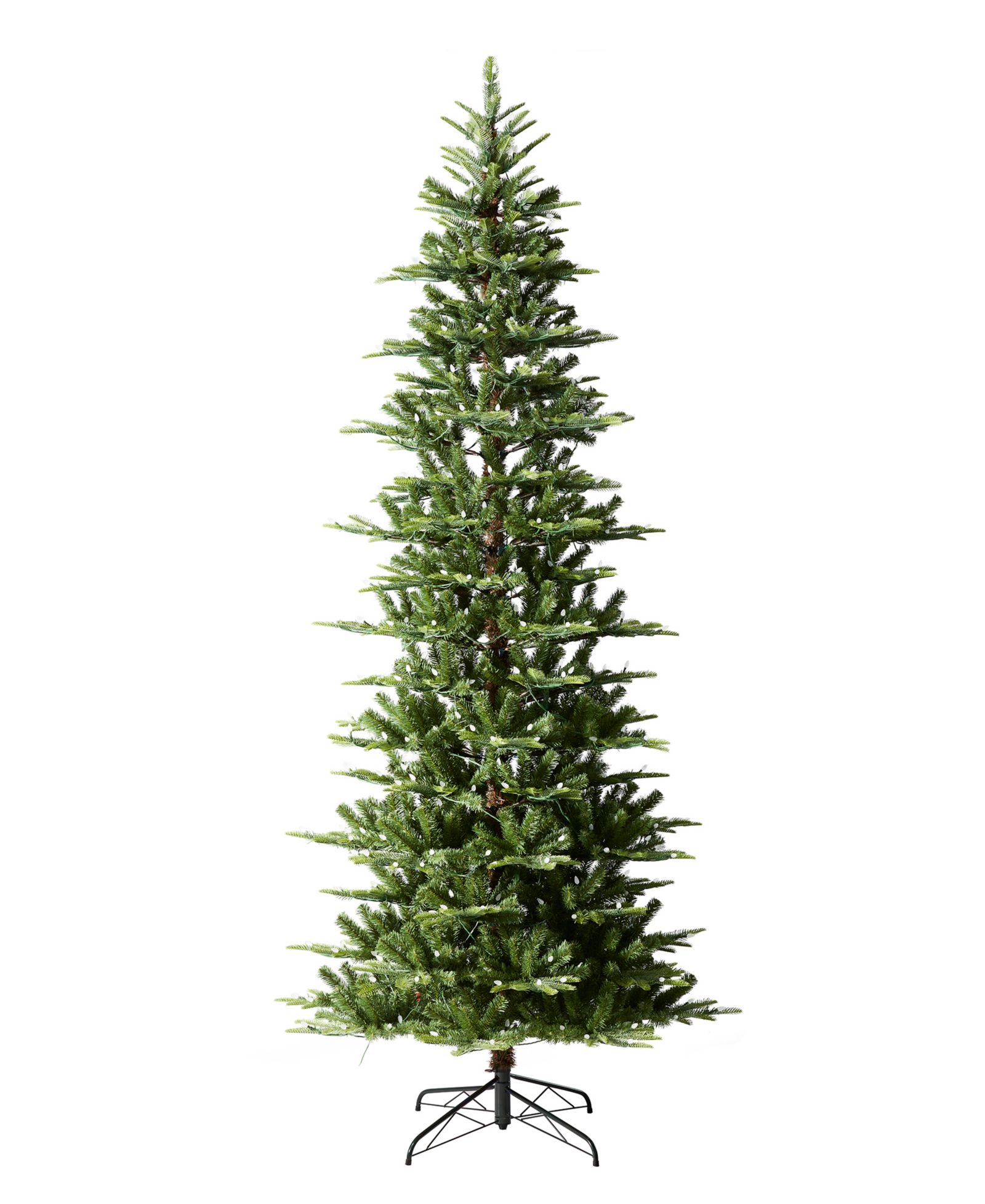 Glitzhome искусственная елка 9ft Green Slim Fir с 500 огнями