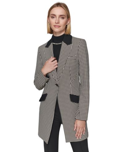 Женский блейзер KARL LAGERFELD PARIS Checkered One-Button