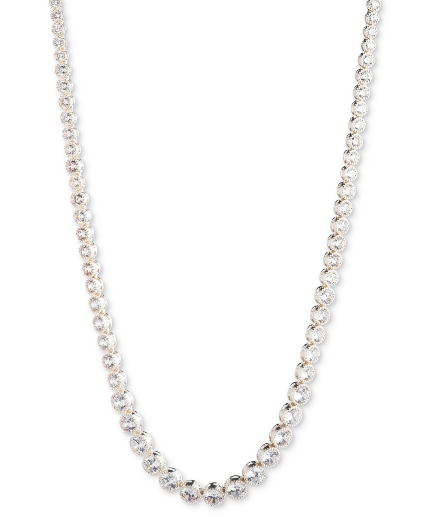 Lauren Ralph Lauren Ожерелье с цирконием Tennis Collar, 17" + 3" удлинитель