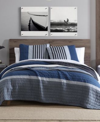 Комплект из 3 стеганых покрывал Nautica Rendon Reversible, King
