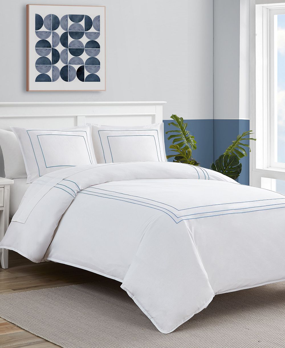 Комплект пододеяльников Nautica Alden 3 Piece Duvet Cover Set, King