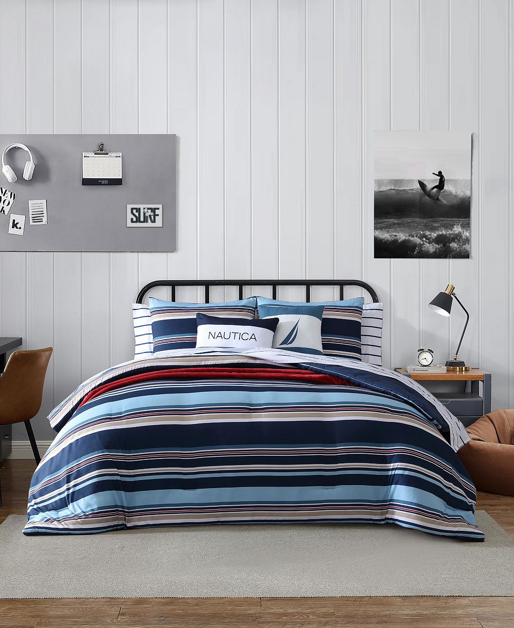 Комплект из 5 одеял Nautica Colton Stripe, King