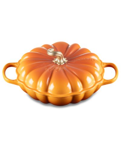 Эмалированная чугунная кастрюля Le Creuset Signature Pumpkin Braiser, 2.75 qt.