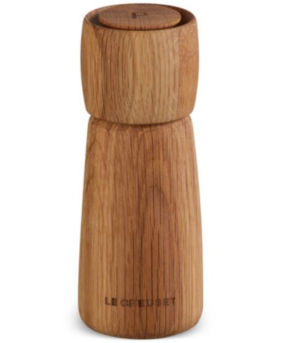 Le Creuset White Oak Alpine Pepper Mill, 7"