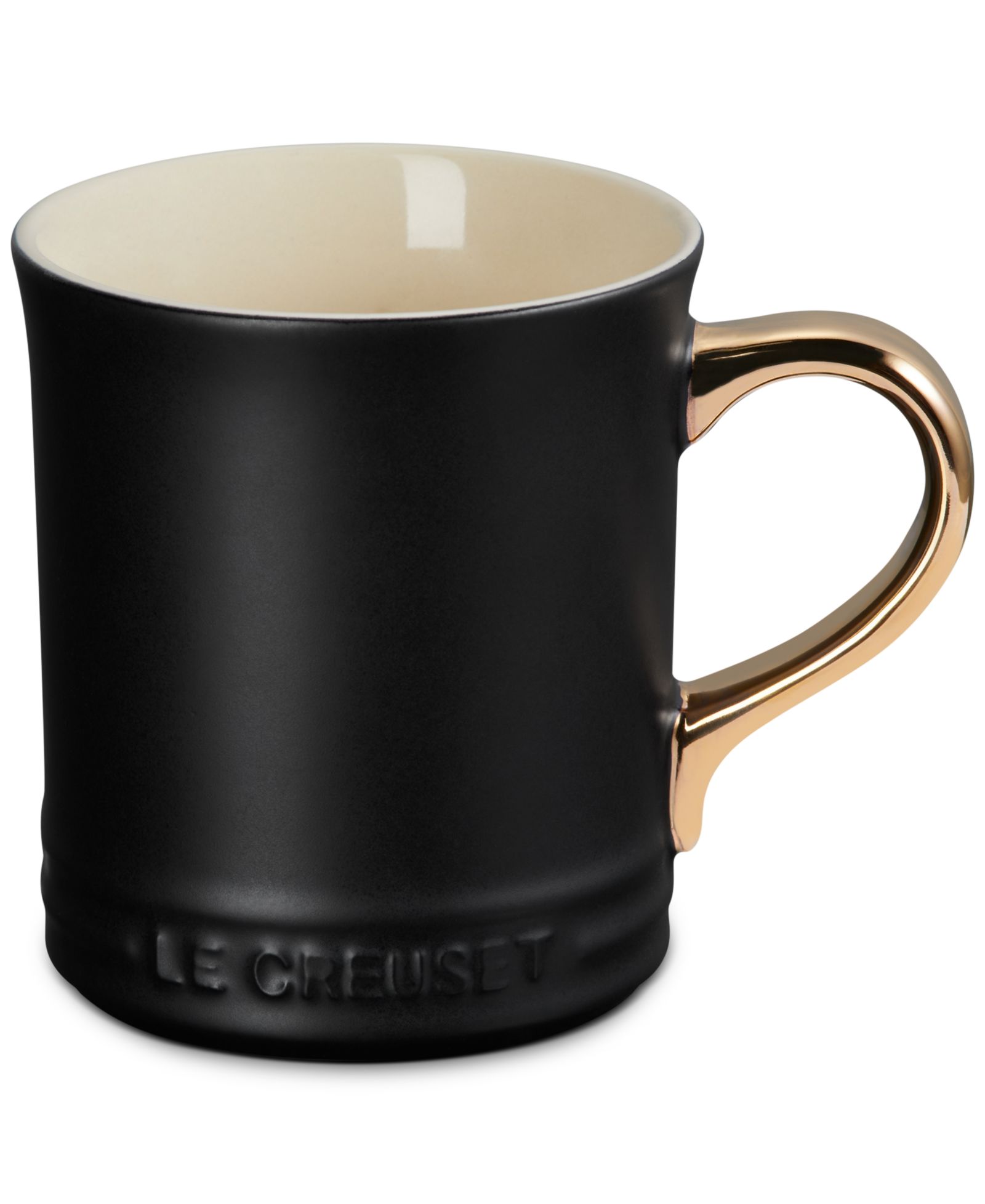 Le Creuset Stoneware 14 oz. Mug with Metallic Handle