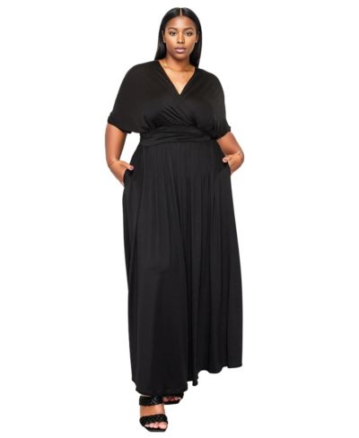 Женское платье L I V D Plus Size Raffi с завышенной талией и карманами