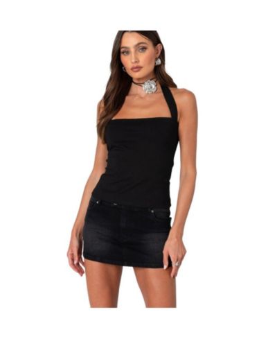 Женский топ Edikted Marisol Straight Neck Halter