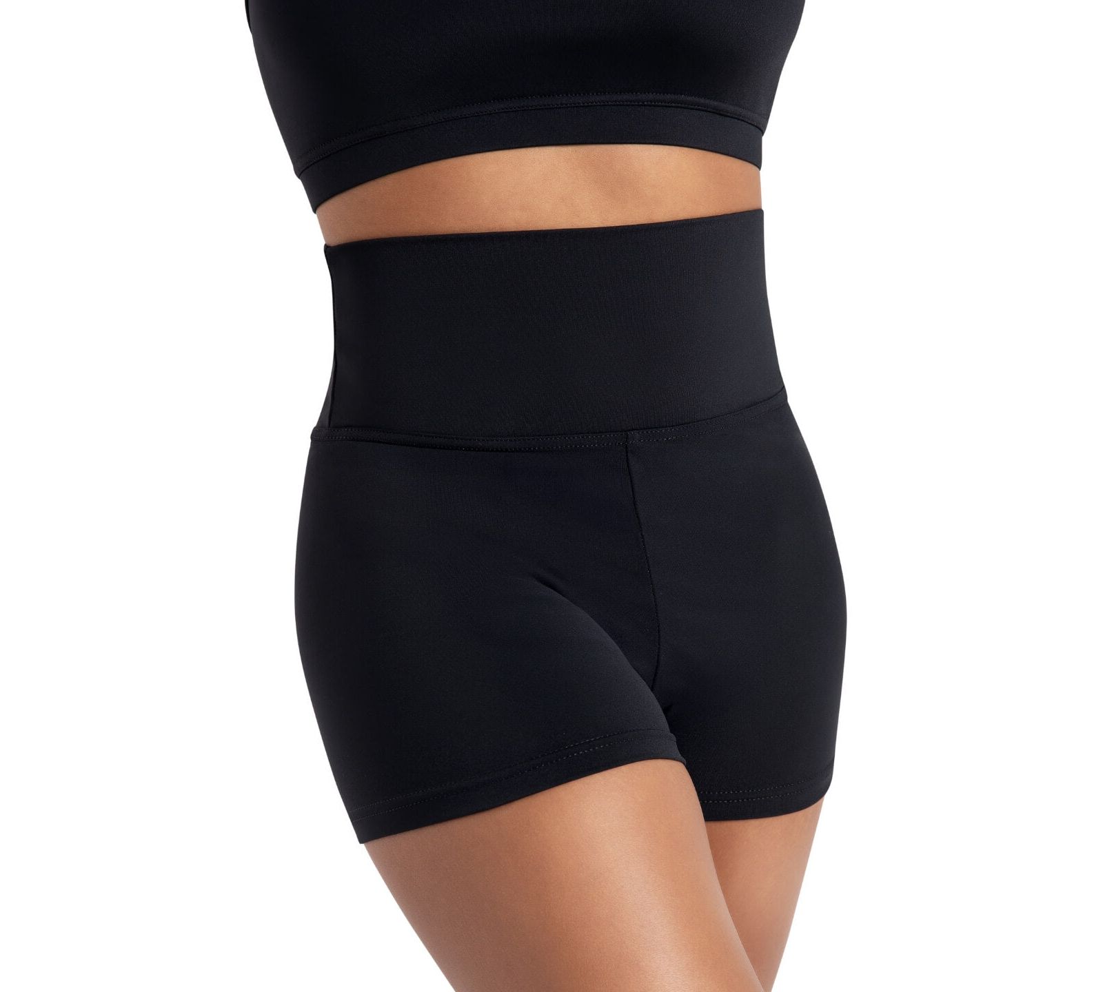 Шорты Capezio Plus Size High Waisted