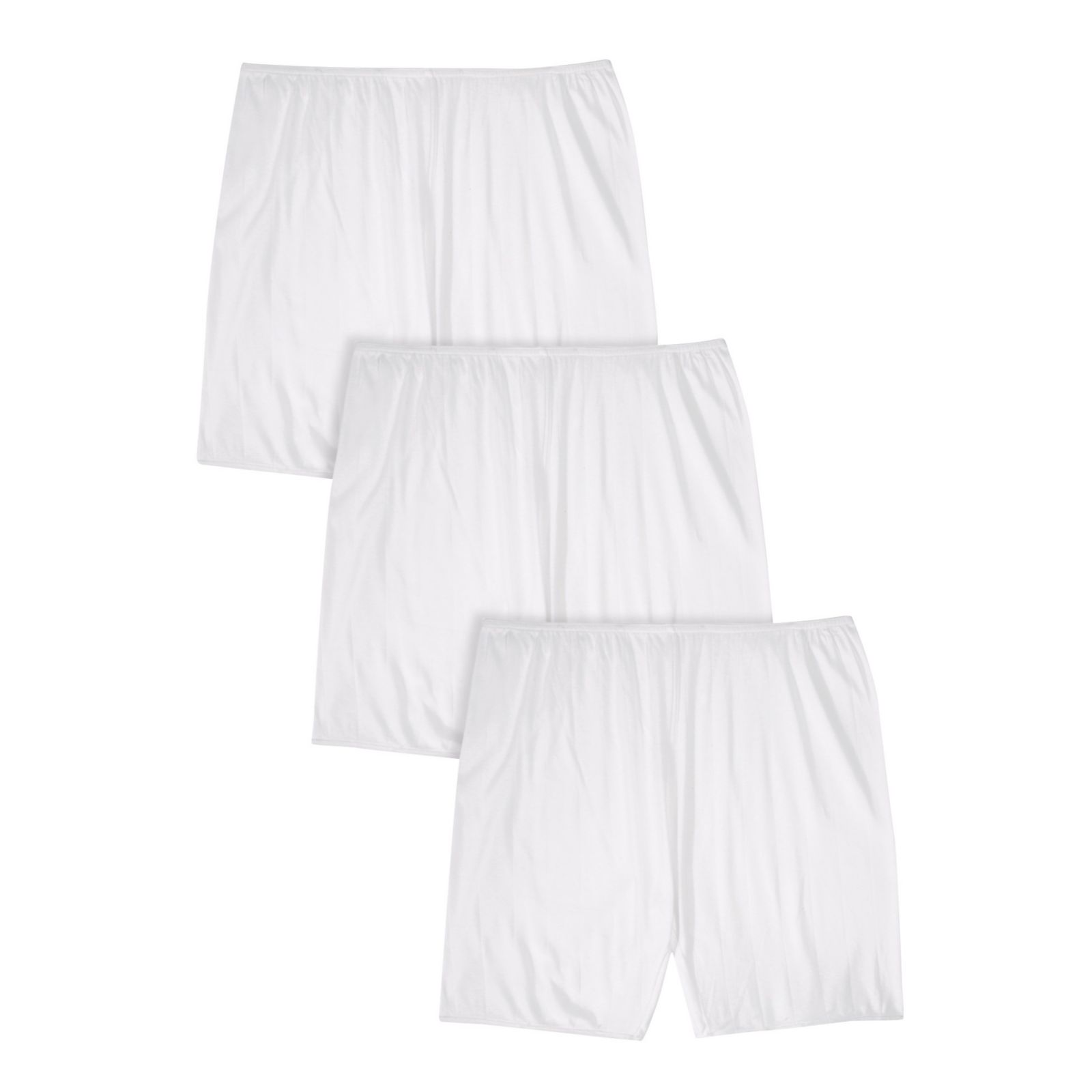 Comfort Choice Women's Cotton Bloomer 3-Pack