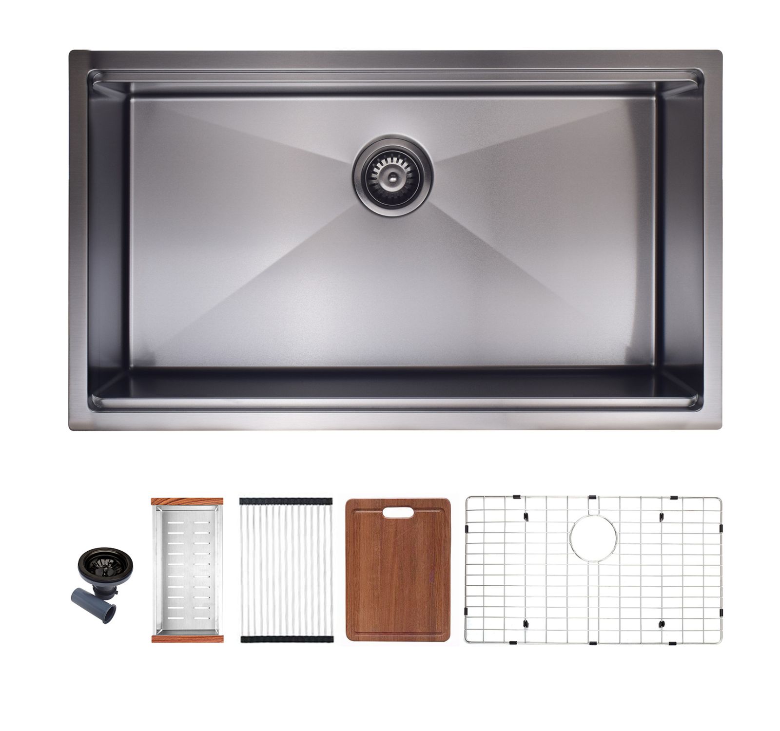 Streamdale Furniture Workstation 32 L X 19 W Undermount Kitchen Sink With Accessories