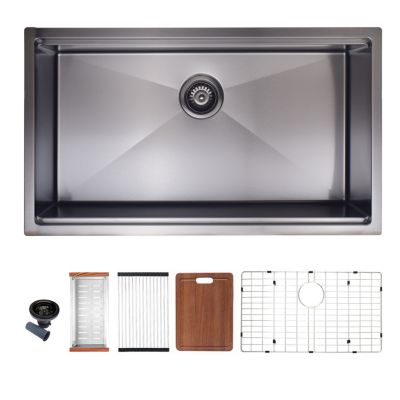 Streamdale Furniture Workstation 32 L X 19 W Undermount Kitchen Sink With Accessories