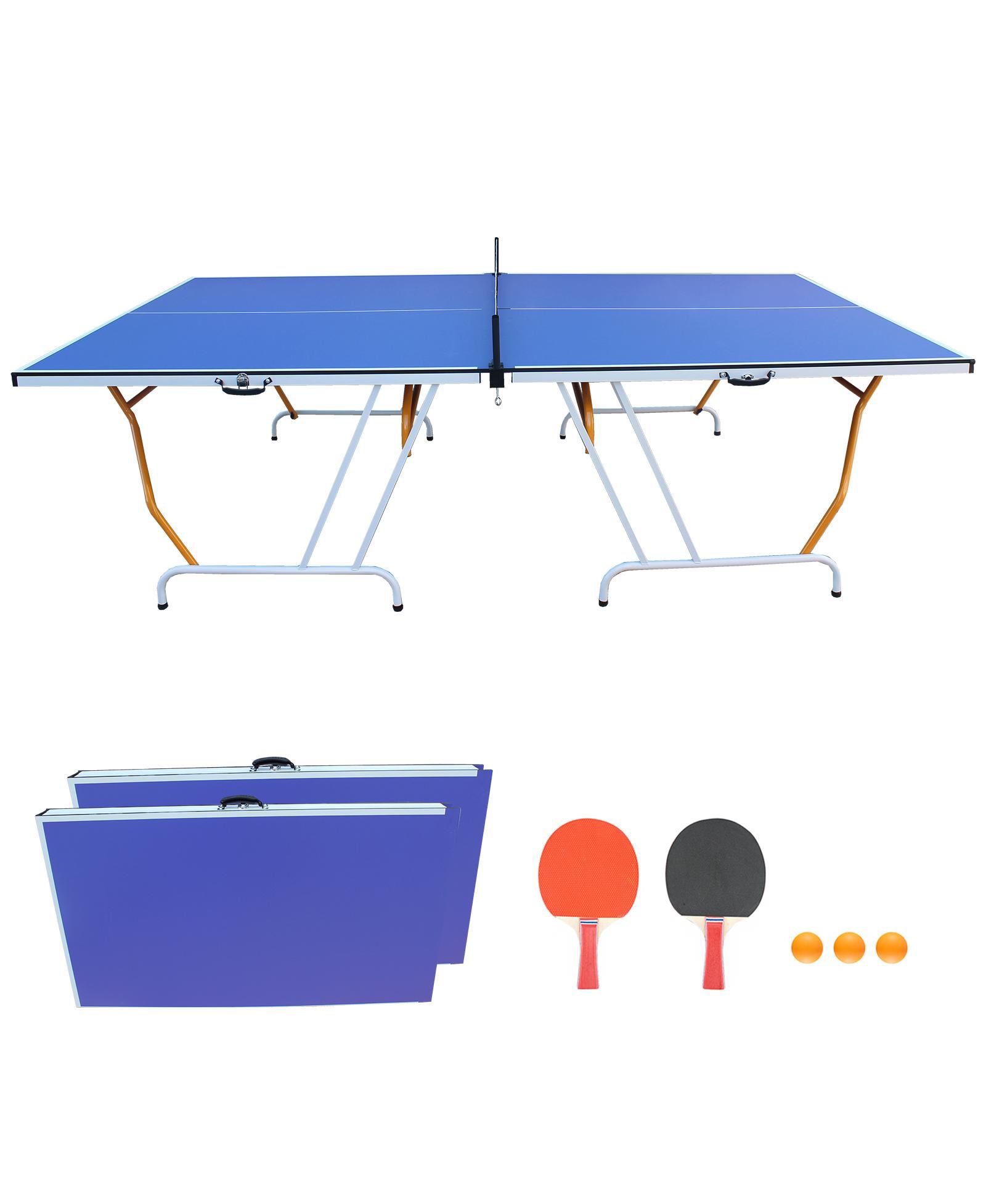 Streamdale Midsize Foldable Table Tennis Table with Paddles and Balls