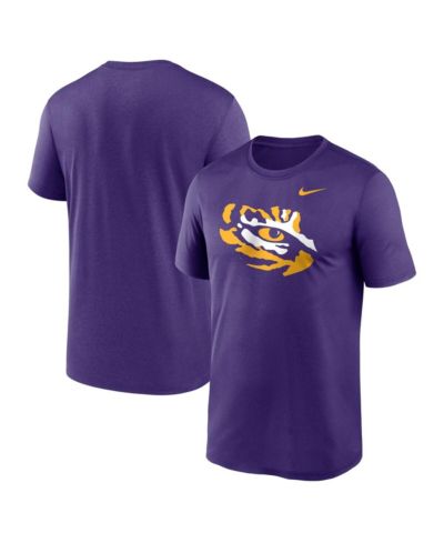 Мужская футболка Nike LSU Tigers Primetime Legend Alternate Logo фиолетового цвета