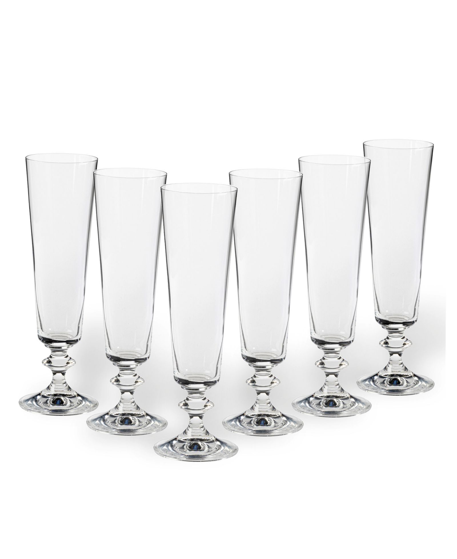 Costa Nova Champagne Flutes, Set of 6