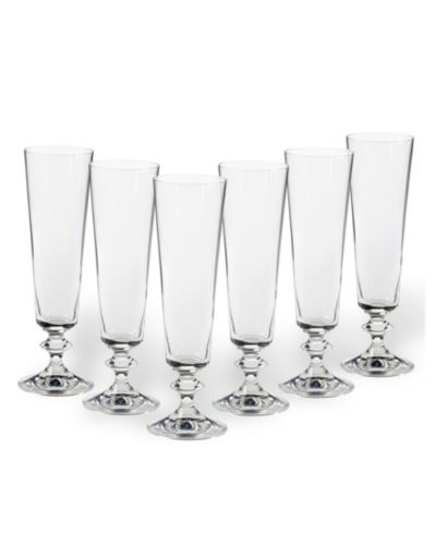 Costa Nova Champagne Flutes, Set of 6