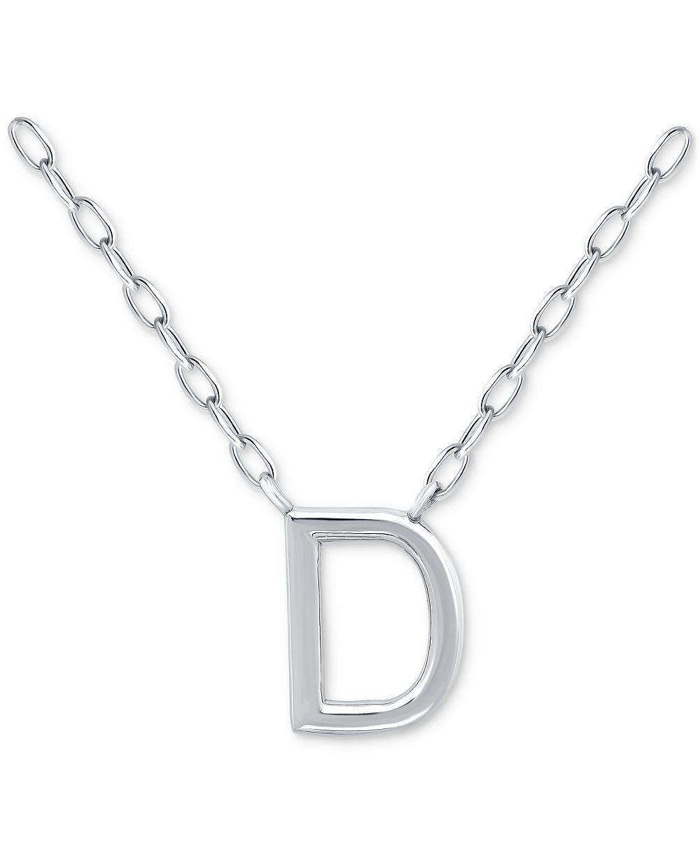 Подвеска Giani Bernini Initial D из стерлингового серебра 16" + 2" extender