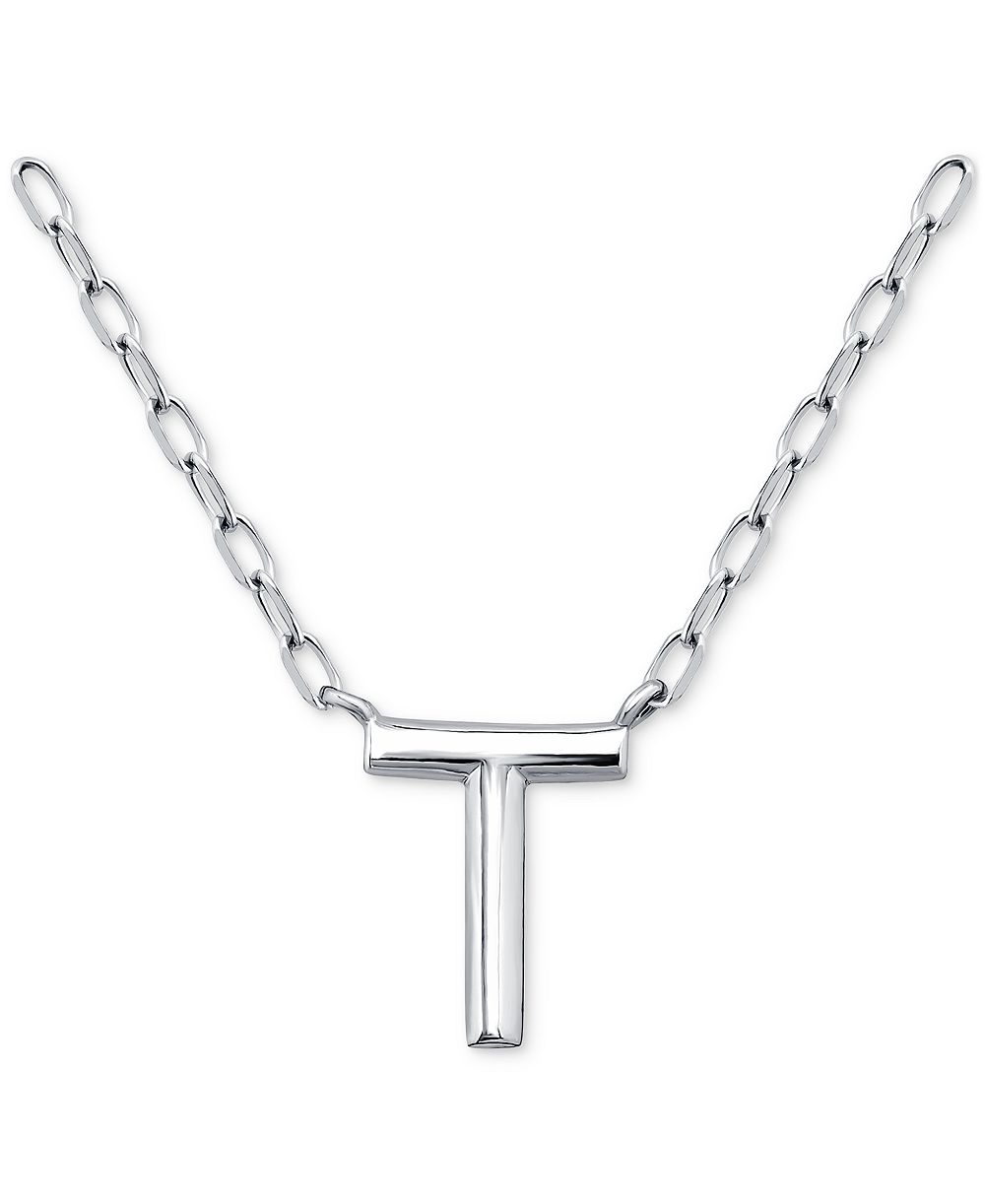 Подвеска Giani Bernini Initial T Sterling Silver 16" + 2" extender"},{"id
