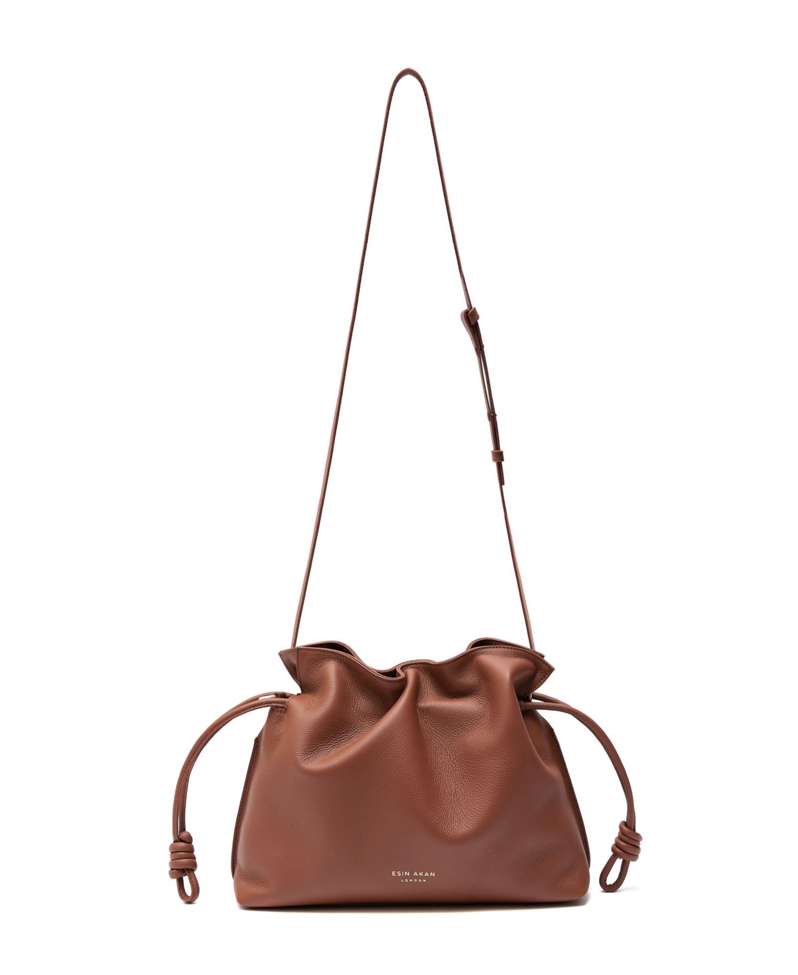 Сумка Esin Akan Midi Emma Leather Top Handle Crossbody
