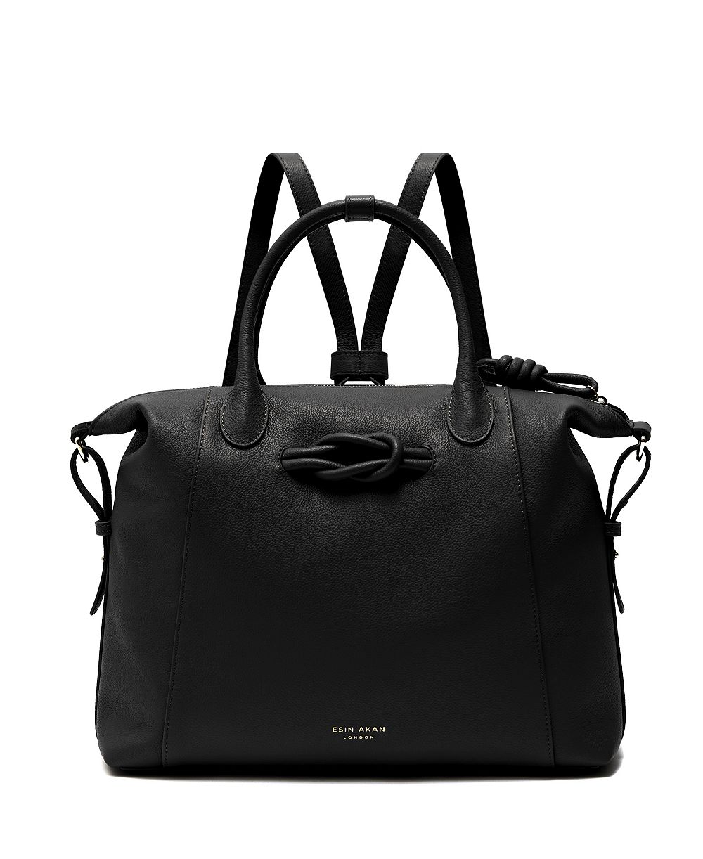 Esin Akan Wimbledon Large Leather Backpack Tote