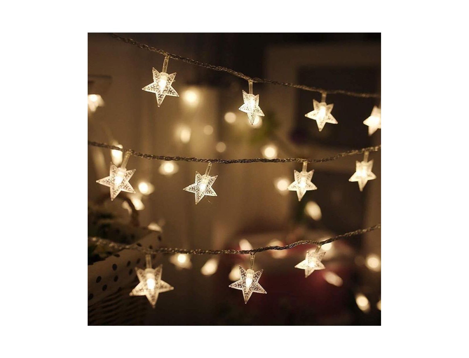 Twinkle Star 2-Pack 100 LED Halloween Christmas Star Lights Decor