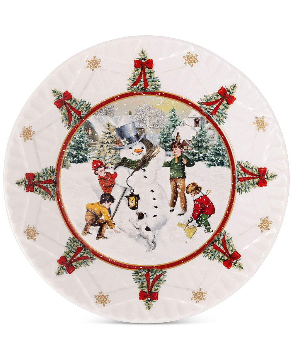 Villeroy & Boch Toy's Fantasy Building a Snowman Large Bowl