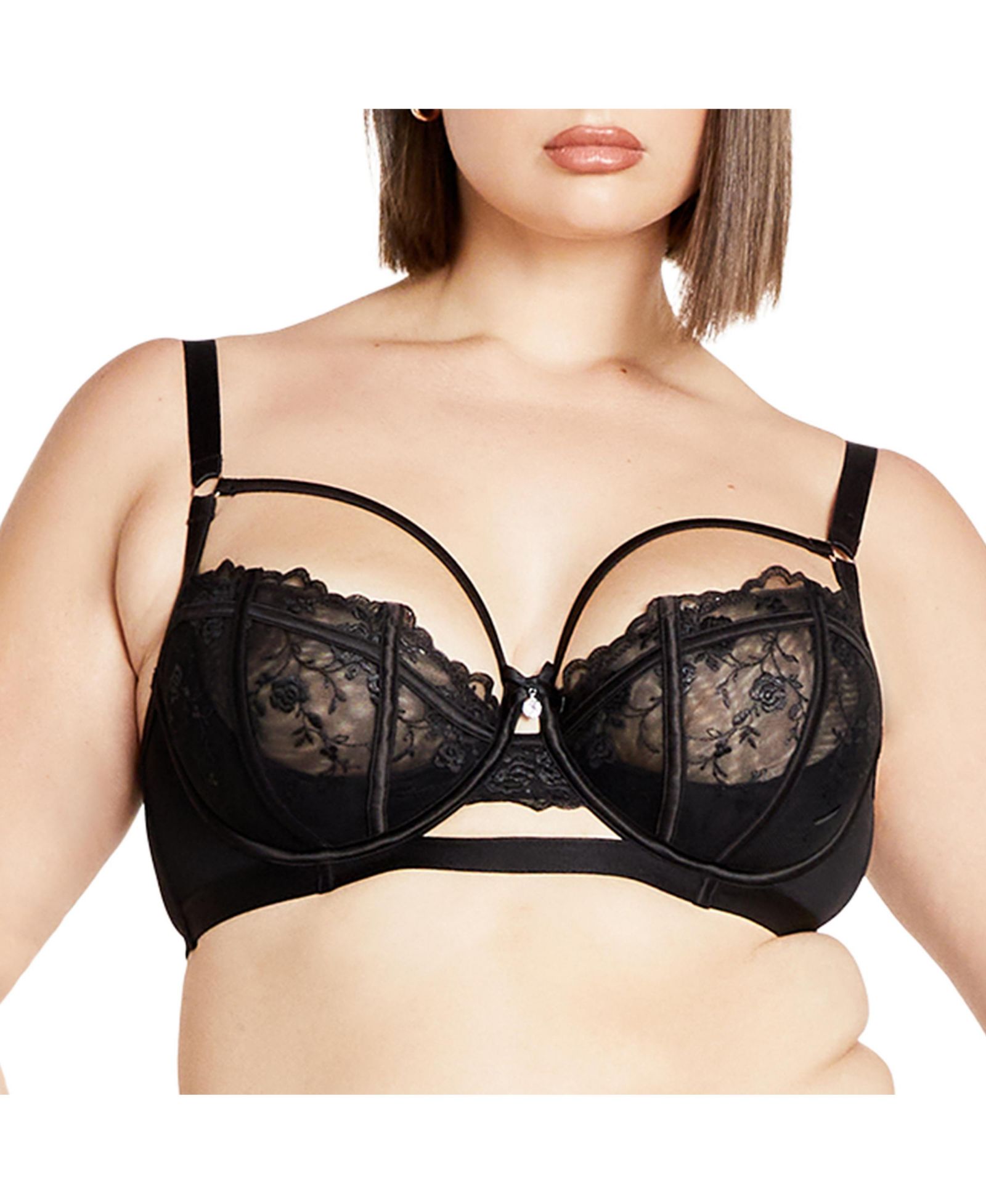 Женский бюстгальтер CITY CHIC Plus Size Kristin Demi Underwire