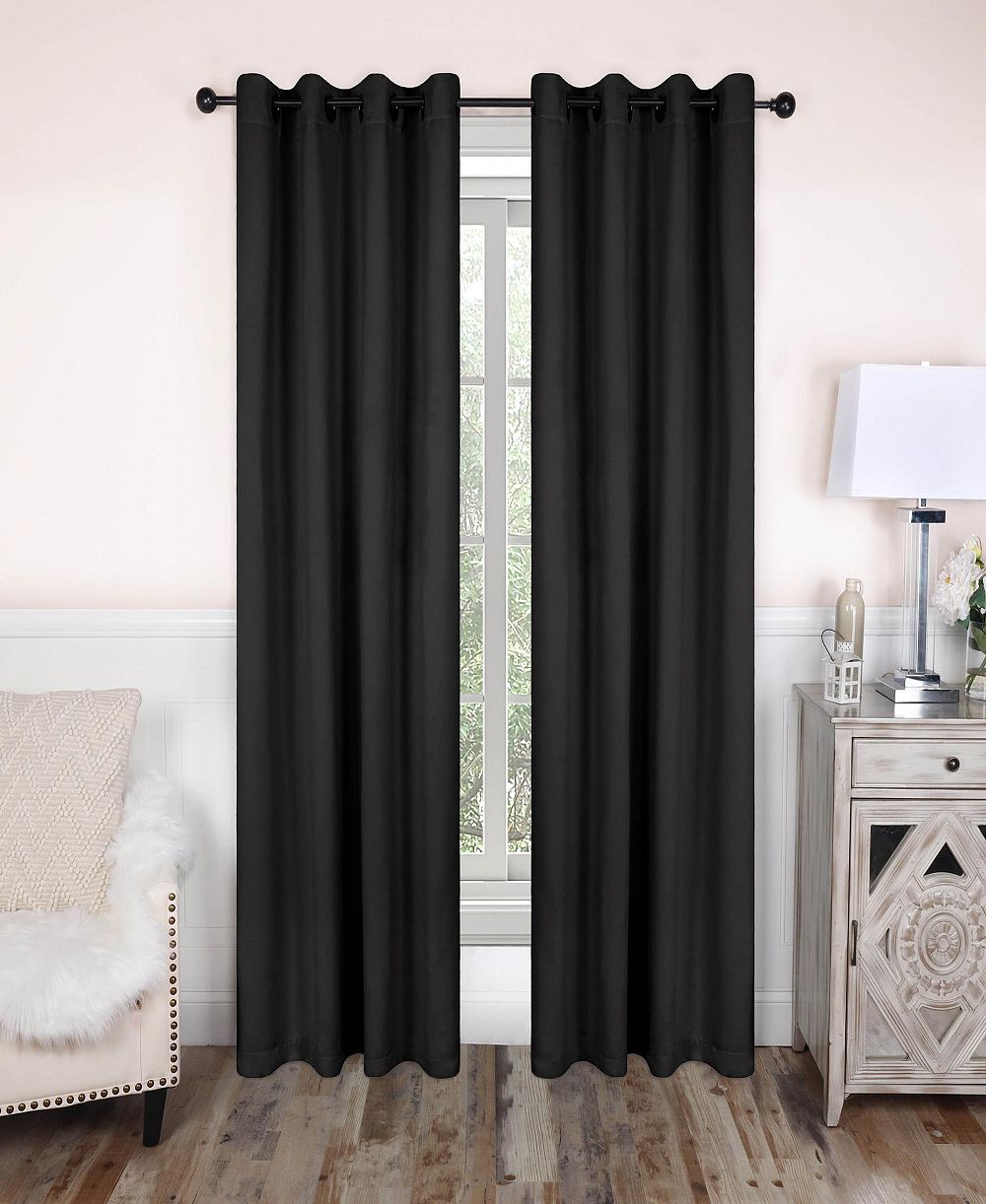 Комплект из 2 классических штор Superior, затемняющих, 52" x 120"
