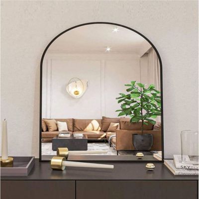 Зеркало настенное HOMLUX с арочным верхом, черное