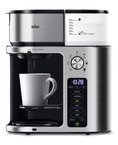 Braun MultiServe Plus 10-Cup Pod-Free Drip Coffee Maker, KF9370SI