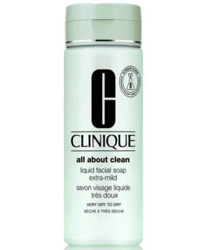 Clinique All About Clean™ Liquid Facial Soap Cleanser Extra Mild, 6.7 fl oz
