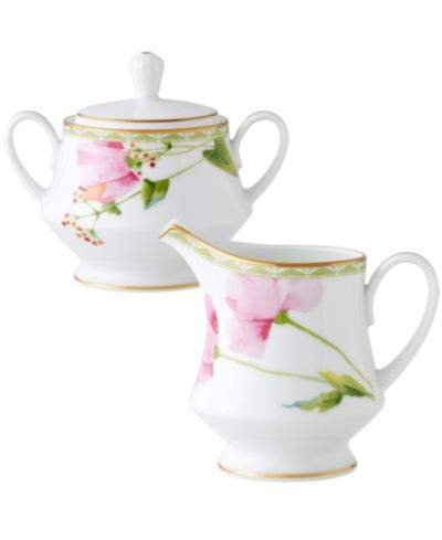 Noritake Poppy Place Sugar & Creamer Set