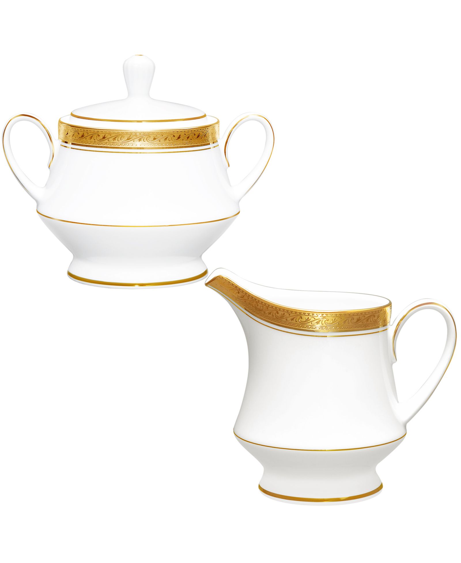 Набор для подачи сахара и сливок Noritake Crestwood Gold