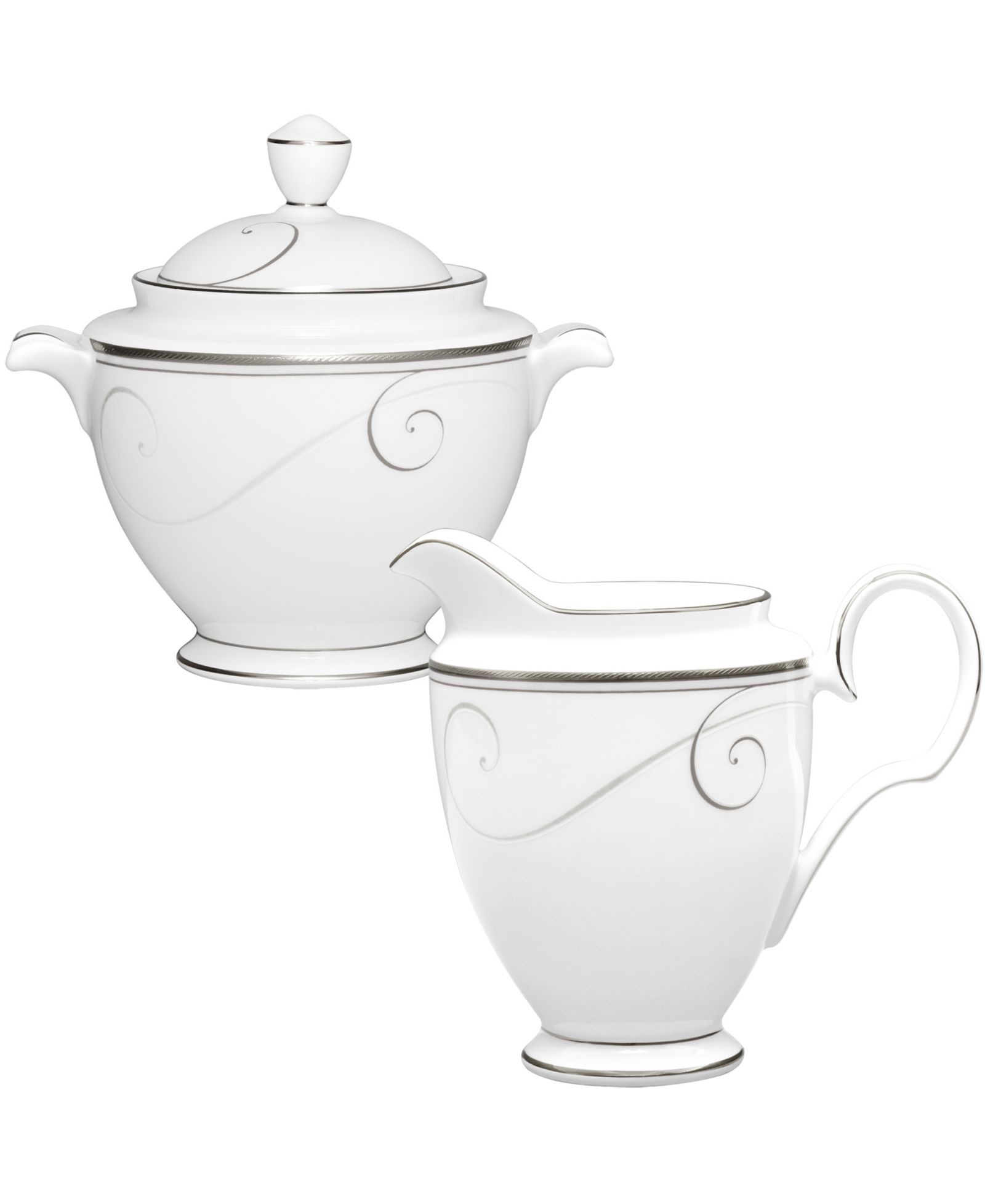 Noritake набор для сахара и сливок Platinum Wave