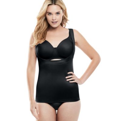 Secret Solutions Women's Power Shaper Firm Control Wear-Your-Own-Bra Shaper Tank