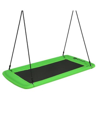 Slickblue Toddler Outdoor Platform Tree Swing with Heavy-Duty Straps and Comfortable Swing Seat