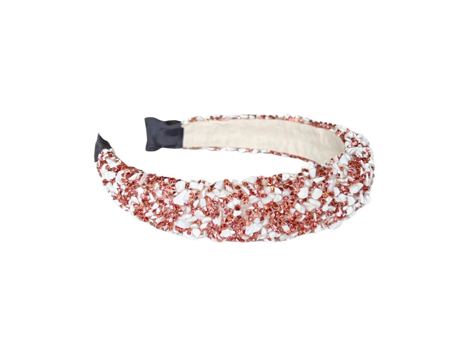 Повязка на голову Headbands of Hope All that Glitters, Rose Gold + White