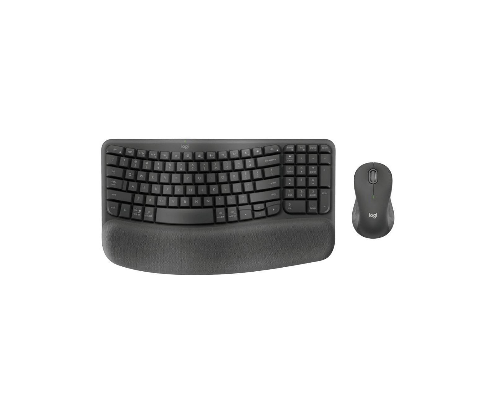 Logitech MK670 Wireless Wave Keys Combo, Graphite