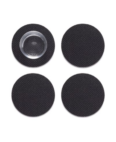 Chilewich Mini Basketweave Round Coasters, Set of 4