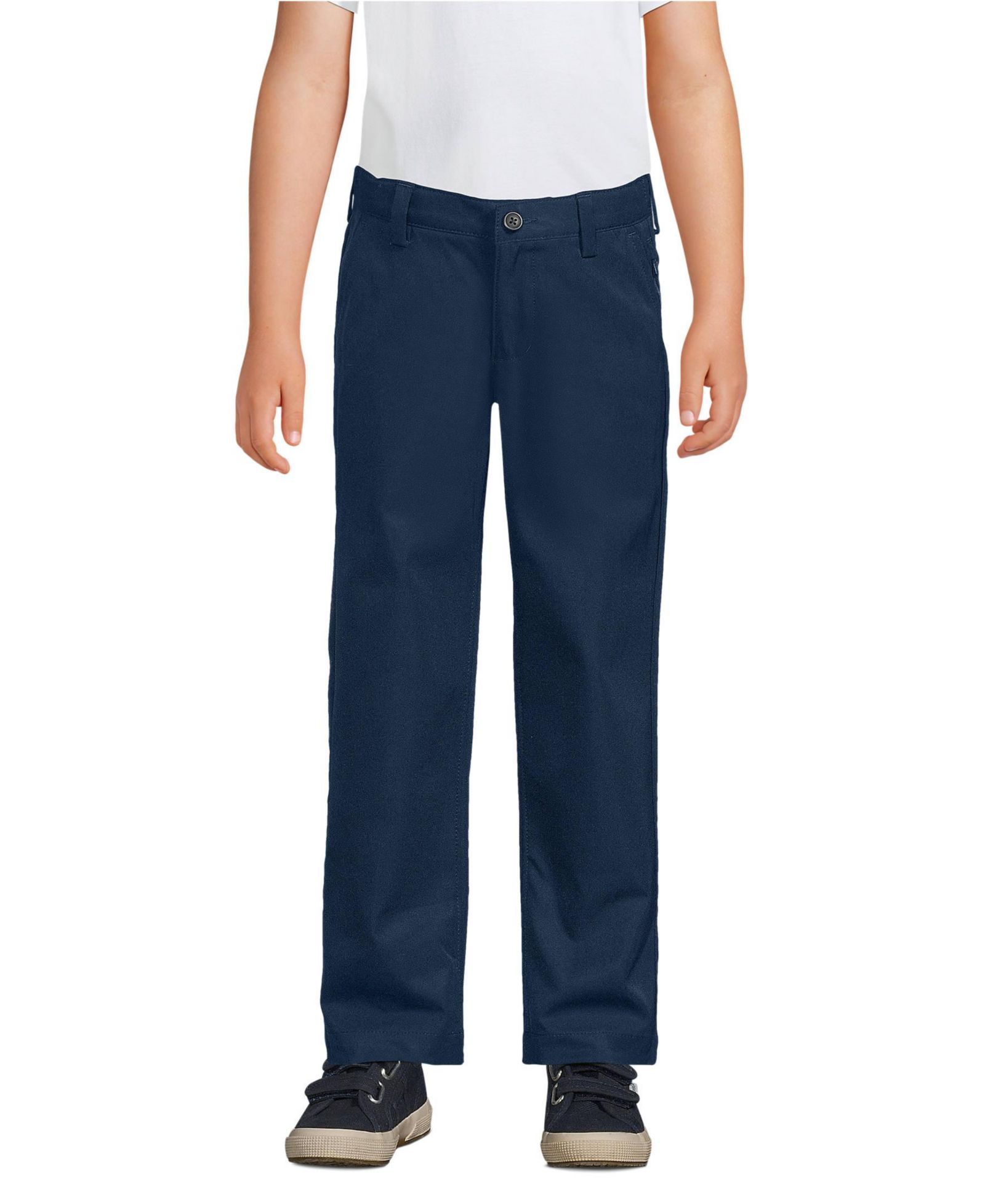 Мужские брюки Lands' End Big Boys Active Performance Chino с усиленным коленом