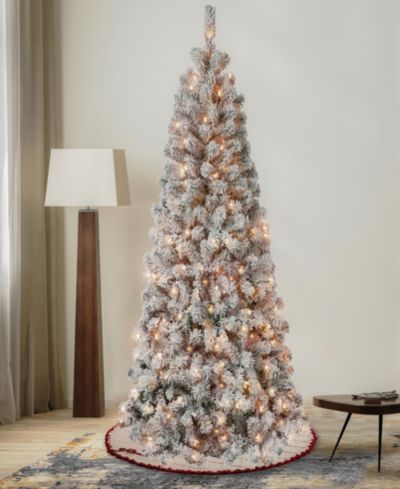 Елка National Tree Company First Traditions Acacia Flocked Tree 6 ft