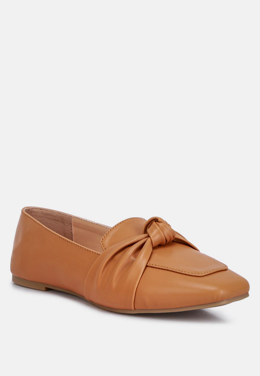 London Rag Womens Denali Faux Leather Flat Loafers