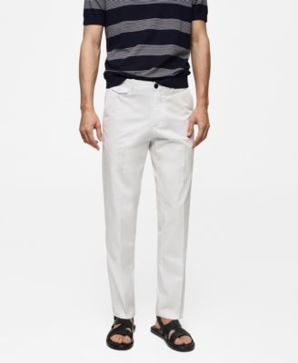 Брюки Mango Men's Regular Fit Structure Cotton