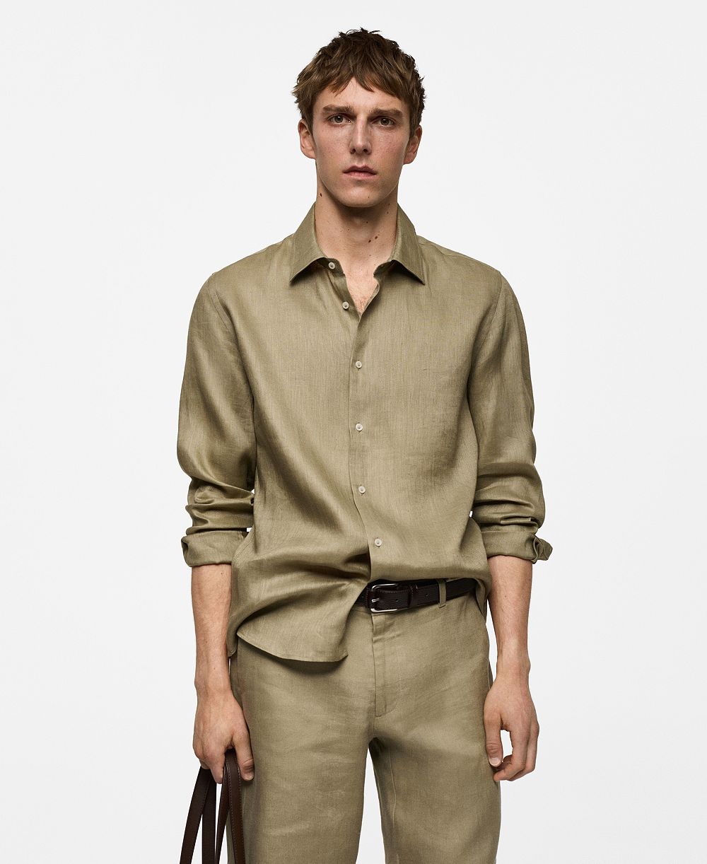 Mango Men's Linen Shirt