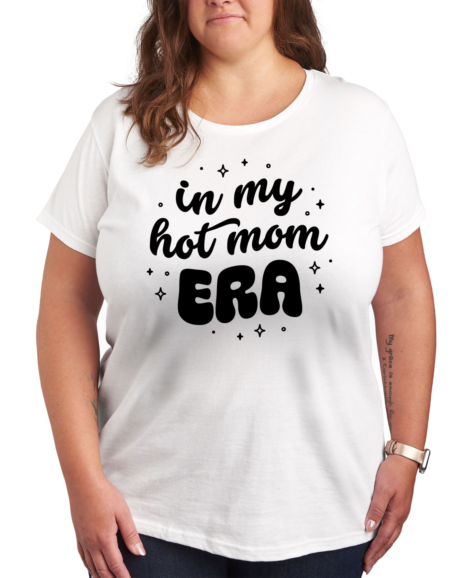 Hybrid Apparel In My Hot Mom Era графическая футболка Plus Size