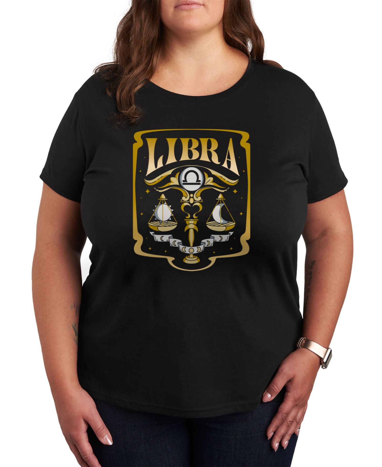Графическая футболка Hybrid Apparel Zodiac Libra Plus Size