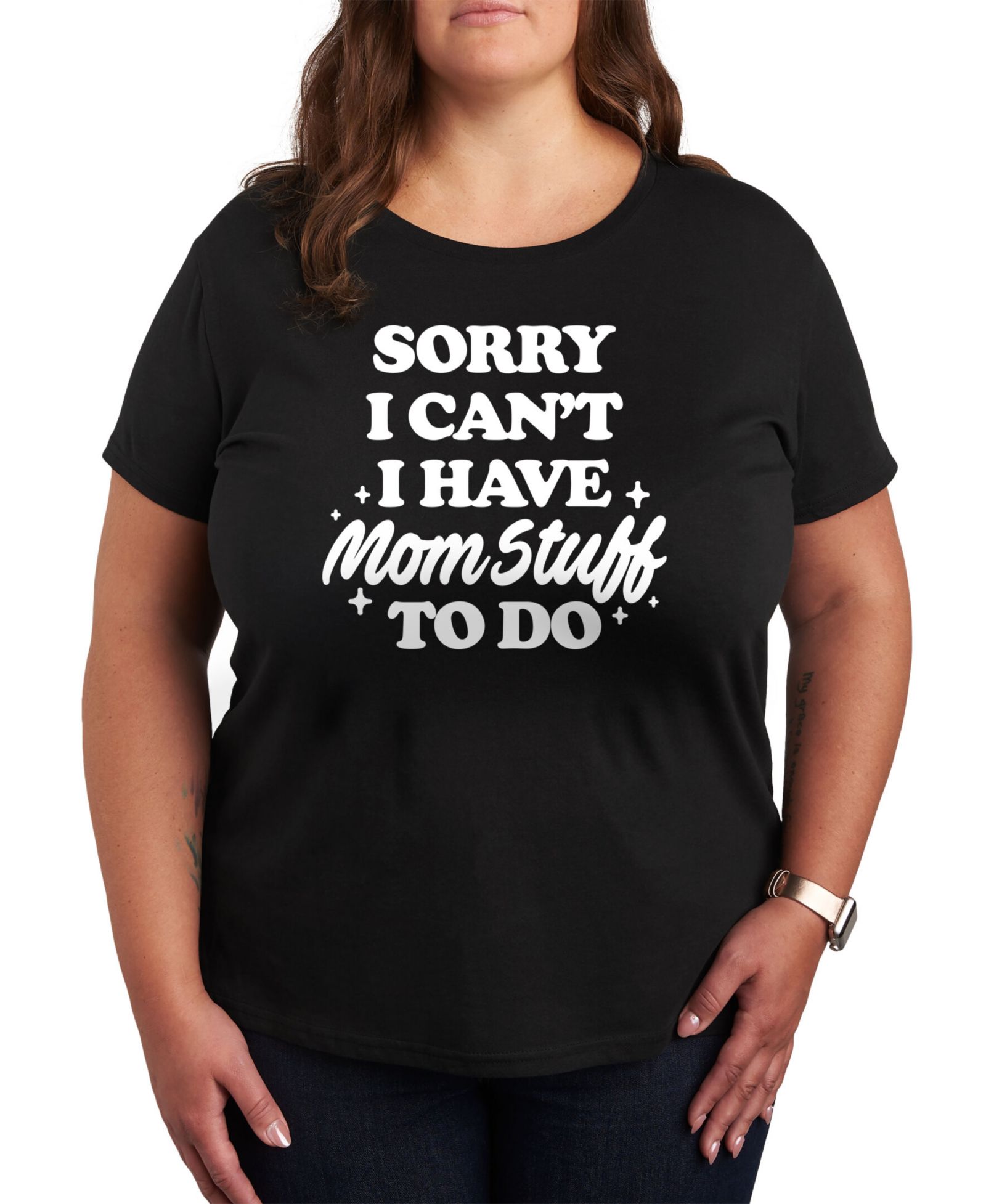 Hybrid Apparel футболка с принтом Mom Stuff To Do, Plus Size