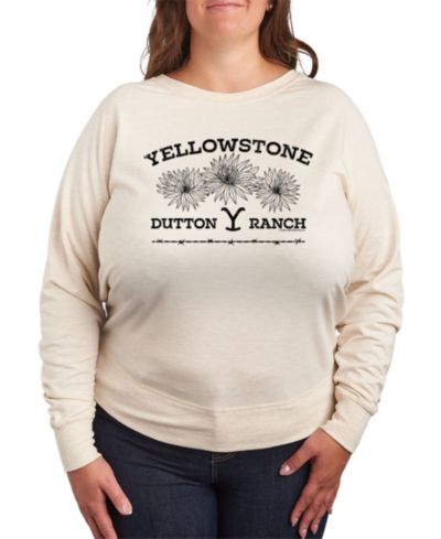Hybrid Apparel графический пуловер Yellowstone Wildflowers Plus Size