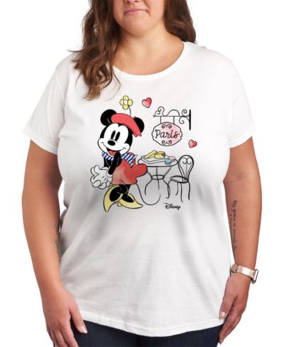 Графическая футболка Hybrid Apparel Minnie Paris Plus Size