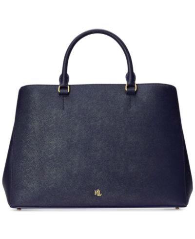 Lauren Ralph Lauren Hanna Большая кожаная сумка-сакво bag