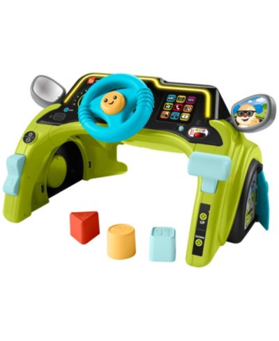 Fisher-Price Baby Sit & Steer Electric Car-Themed Shape-Sorter Activity Center